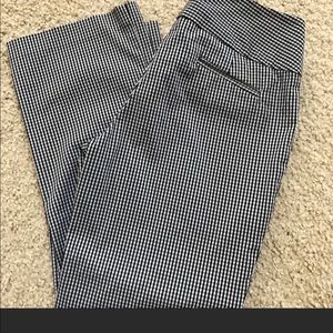 Cute White House Black Market gingham ankle pant